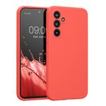 Laptop, Telefoane si Tablete - Telefoane mobile si accesorii - Accesorii Telefoane - Huse telefoane - Husa Kwmobile pentru Samsung Galaxy A54 5G, anti-alunecare, silicon, coral neon - Infinity.ro