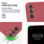 Laptop, Telefoane si Tablete - Telefoane mobile si accesorii - Accesorii Telefoane - Huse telefoane - Husa Kwmobile pentru Samsung Galaxy A54 5G, anti-alunecare, silicon, roz inchis - Infinity.ro