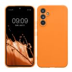 Laptop, Telefoane si Tablete - Telefoane mobile si accesorii - Accesorii Telefoane - Huse telefoane - Husa Kwmobile pentru Samsung Galaxy A54 5G, anti-alunecare, silicon, portocaliu - Infinity.ro