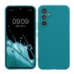 Laptop, Telefoane si Tablete - Telefoane mobile si accesorii - Accesorii Telefoane - Huse telefoane - Husa Kwmobile pentru Samsung Galaxy A54 5G, anti-alunecare, silicon, turcoaz mat - Infinity.ro