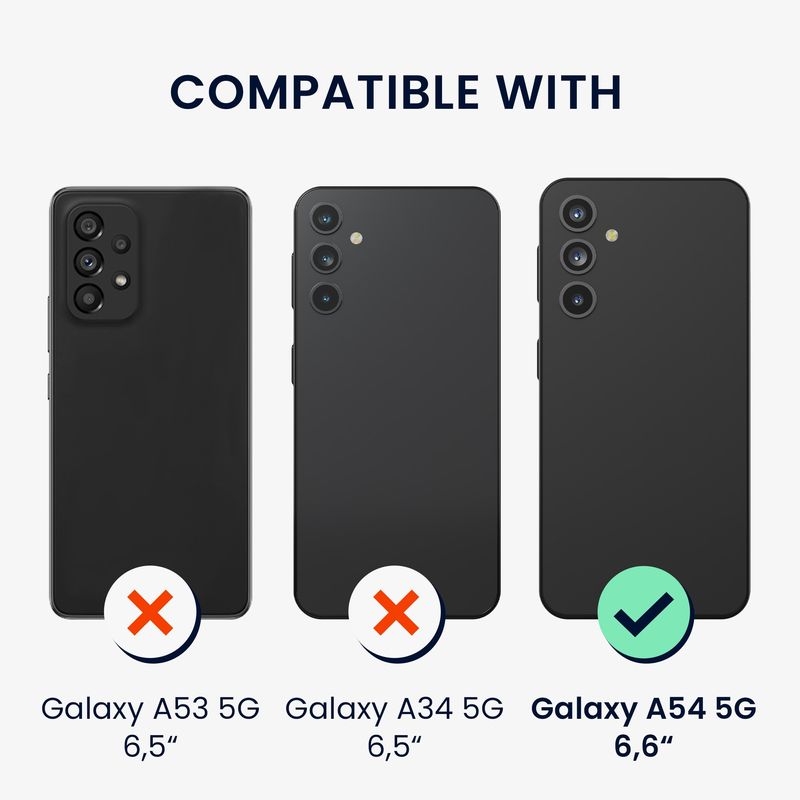 Laptop, Telefoane si Tablete - Telefoane mobile si accesorii - Accesorii Telefoane - Huse telefoane - Husa Kwmobile pentru Samsung Galaxy A54 5G, buzunar card, TPU, transparent - Infinity.ro