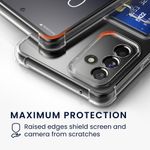 Laptop, Telefoane si Tablete - Telefoane mobile si accesorii - Accesorii Telefoane - Huse telefoane - Husa Kwmobile pentru Samsung Galaxy A54 5G, buzunar card, TPU, transparent - Infinity.ro