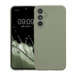 Laptop, Telefoane si Tablete - Telefoane mobile si accesorii - Accesorii Telefoane - Huse telefoane - Husa Kwmobile pentru Samsung Galaxy A54 5G, anti-alunecare, silicon, verde, gri - Infinity.ro