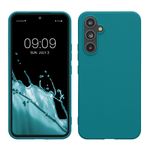 Laptop, Telefoane si Tablete - Telefoane mobile si accesorii - Accesorii Telefoane - Huse telefoane - Husa Kwmobile pentru Samsung Galaxy A54 5G, incarcare wireless, TPU, turcoaz - Infinity.ro