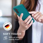 Laptop, Telefoane si Tablete - Telefoane mobile si accesorii - Accesorii Telefoane - Huse telefoane - Husa Kwmobile pentru Samsung Galaxy A54 5G, incarcare wireless, TPU, turcoaz - Infinity.ro