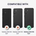 Laptop, Telefoane si Tablete - Telefoane mobile si accesorii - Accesorii Telefoane - Huse telefoane - Husa Kwmobile pentru Samsung Galaxy A54 5G, compatibilitate MagSafe, acril, TPU, transparent - Infinity.ro