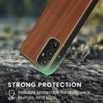 Laptop, Telefoane si Tablete - Telefoane mobile si accesorii - Accesorii Telefoane - Huse telefoane - Husa Kwmobile pentru Samsung Galaxy A54 5G, compatibilitate MagSafe, lemn, TPU, maro - Infinity.ro