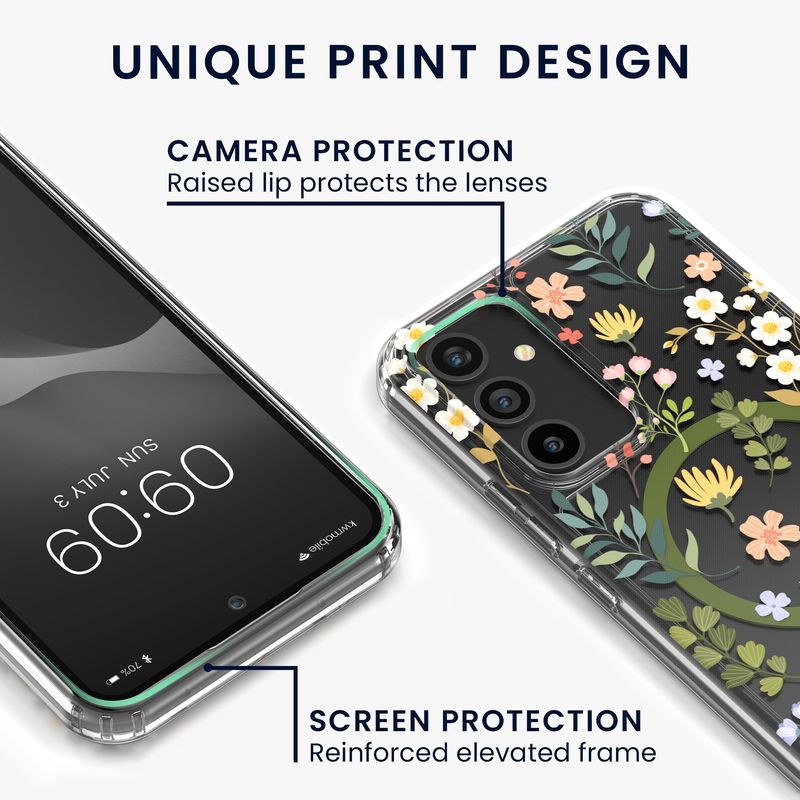 Laptop, Telefoane si Tablete - Telefoane mobile si accesorii - Accesorii Telefoane - Huse telefoane - Husa Kwmobile pentru Samsung Galaxy A54 5G, compatibilitate MagSafe, acril, TPU, transparent - Infinity.ro