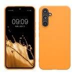 Laptop, Telefoane si Tablete - Telefoane mobile si accesorii - Accesorii Telefoane - Huse telefoane - Husa Kwmobile pentru Samsung Galaxy A54 5G, incarcare wireless, TPU, portocaliu - Infinity.ro