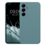 Laptop, Telefoane si Tablete - Telefoane mobile si accesorii - Accesorii Telefoane - Huse telefoane - Husa Kwmobile pentru Samsung Galaxy A55 5G, anti-alunecare, protectie la socuri, silicon, albastru - Infinity.ro