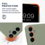Laptop, Telefoane si Tablete - Telefoane mobile si accesorii - Accesorii Telefoane - Huse telefoane - Husa Kwmobile pentru Samsung Galaxy A55 5G, anti-alunecare, protectie la socuri, silicon, verde - Infinity.ro