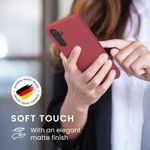 Laptop, Telefoane si Tablete - Telefoane mobile si accesorii - Accesorii Telefoane - Huse telefoane - Husa Kwmobile pentru Samsung Galaxy A54 5G, incarcare wireless, anti-alunecare, silicon, roz - Infinity.ro