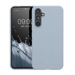 Laptop, Telefoane si Tablete - Telefoane mobile si accesorii - Accesorii Telefoane - Huse telefoane - Husa Kwmobile pentru Samsung Galaxy A54 5G, incarcare wireless, silicon, albastru deschis - Infinity.ro