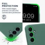 Laptop, Telefoane si Tablete - Telefoane mobile si accesorii - Accesorii Telefoane - Huse telefoane - Husa Kwmobile pentru Samsung Galaxy A55 5G, anti-alunecare, anti-amprenta, silicon, verde - Infinity.ro