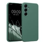 Laptop, Telefoane si Tablete - Telefoane mobile si accesorii - Accesorii Telefoane - Huse telefoane - Husa Kwmobile pentru Samsung Galaxy A55 5G, anti-alunecare, anti-amprenta, silicon, verde - Infinity.ro