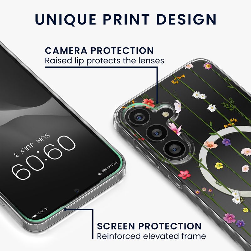 Laptop, Telefoane si Tablete - Telefoane mobile si accesorii - Accesorii Telefoane - Huse telefoane - Husa Kwmobile pentru Samsung Galaxy A55 5G, anti-alunecare, acril, TPU, transparent - Infinity.ro
