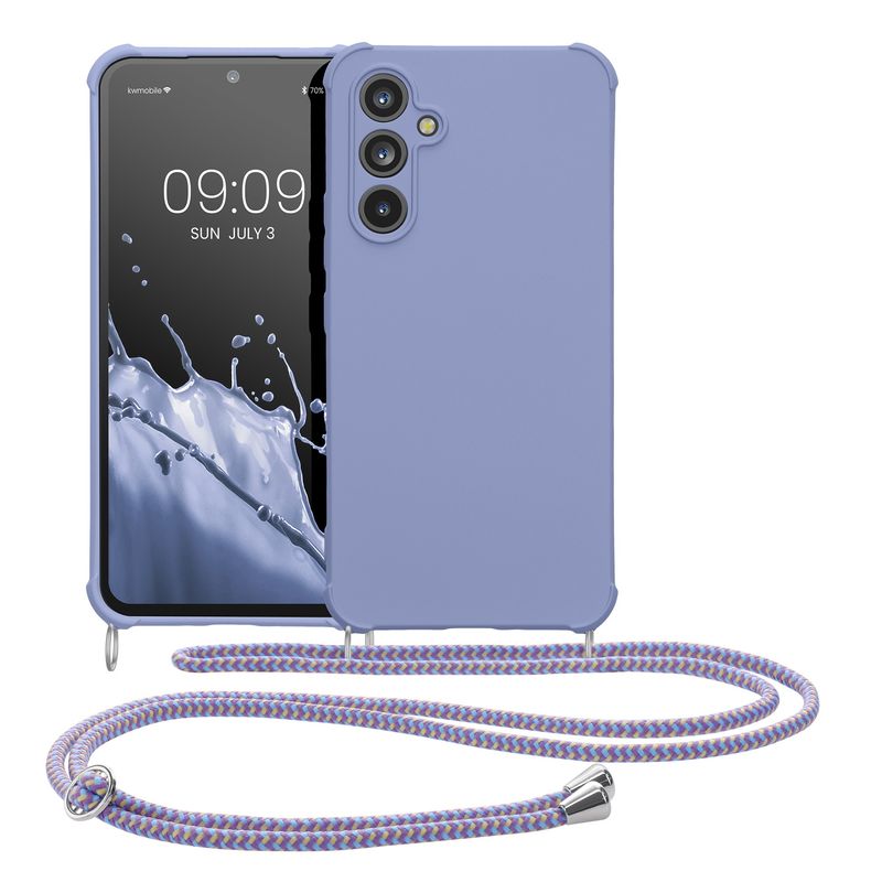 Laptop, Telefoane si Tablete - Telefoane mobile si accesorii - Accesorii Telefoane - Huse telefoane - Husa Kwmobile pentru Samsung Galaxy A54 5G, protectie la socuri, silicon, mov - Infinity.ro