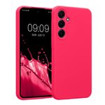 Laptop, Telefoane si Tablete - Telefoane mobile si accesorii - Accesorii Telefoane - Huse telefoane - Husa Kwmobile pentru Samsung Galaxy A55 5G, anti-alunecare, anti-amprenta, silicon, roz - Infinity.ro