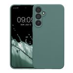 Laptop, Telefoane si Tablete - Telefoane mobile si accesorii - Accesorii Telefoane - Huse telefoane - Husa Kwmobile pentru Samsung Galaxy A55 5G, anti-alunecare, silicon, albastru verzui - Infinity.ro