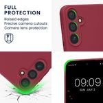Laptop, Telefoane si Tablete - Telefoane mobile si accesorii - Accesorii Telefoane - Huse telefoane - Husa Kwmobile pentru Samsung Galaxy A55 5G, anti-alunecare, protectie la zgarieturi, silicon, mov - Infinity.ro
