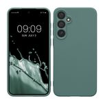 Laptop, Telefoane si Tablete - Telefoane mobile si accesorii - Accesorii Telefoane - Huse telefoane - Husa Kwmobile pentru Samsung Galaxy A55 5G, anti-alunecare, silicon, albastru verzui - Infinity.ro
