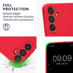 Laptop, Telefoane si Tablete - Telefoane mobile si accesorii - Accesorii Telefoane - Huse telefoane - Husa Kwmobile pentru Samsung Galaxy A55 5G, anti-alunecare, protectie la zgarieturi, silicon, roz - Infinity.ro