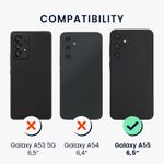 Laptop, Telefoane si Tablete - Telefoane mobile si accesorii - Accesorii Telefoane - Huse telefoane - Husa Kwmobile pentru Samsung Galaxy A55 5G, anti-alunecare, silicon, portocaliu - Infinity.ro