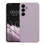 Laptop, Telefoane si Tablete - Telefoane mobile si accesorii - Accesorii Telefoane - Huse telefoane - Husa Kwmobile pentru Samsung Galaxy A55 5G, anti-alunecare, silicon, lavanda - Infinity.ro