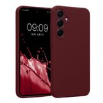 Laptop, Telefoane si Tablete - Telefoane mobile si accesorii - Accesorii Telefoane - Huse telefoane - Husa Kwmobile pentru Samsung Galaxy A55 5G, anti-alunecare, silicon, mov - Infinity.ro