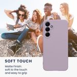 Laptop, Telefoane si Tablete - Telefoane mobile si accesorii - Accesorii Telefoane - Huse telefoane - Husa Kwmobile pentru Samsung Galaxy A55 5G, anti-alunecare, silicon, lavanda - Infinity.ro