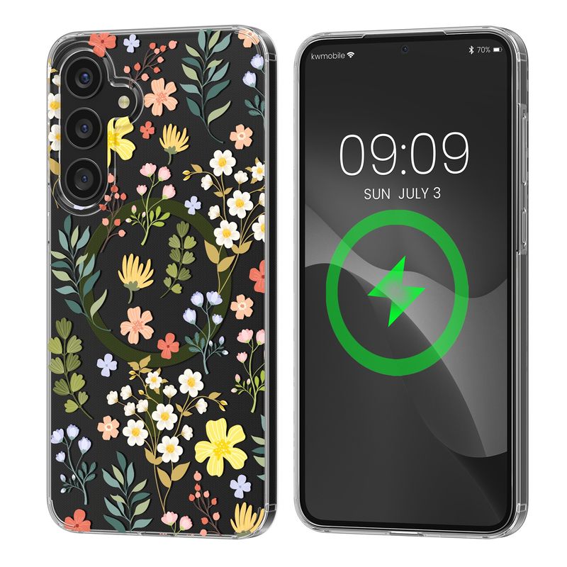 Laptop, Telefoane si Tablete - Telefoane mobile si accesorii - Accesorii Telefoane - Huse telefoane - Husa Kwmobile pentru Samsung Galaxy A55 5G, compatibilitate MagSafe, acril, TPU, transparent - Infinity.ro