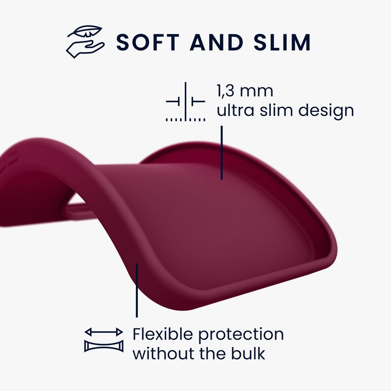 Laptop, Telefoane si Tablete - Telefoane mobile si accesorii - Accesorii Telefoane - Huse telefoane - Husa Kwmobile pentru Samsung Galaxy A55 5G, incarcare wireless, silicon, mov magenta - Infinity.ro