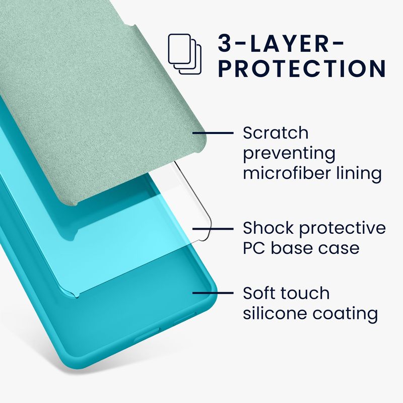 Laptop, Telefoane si Tablete - Telefoane mobile si accesorii - Accesorii Telefoane - Huse telefoane - Husa Kwmobile pentru Samsung Galaxy A55 5G, incarcare wireless, silicon, albastru - Infinity.ro