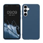 Laptop, Telefoane si Tablete - Telefoane mobile si accesorii - Accesorii Telefoane - Huse telefoane - Husa Kwmobile pentru Samsung Galaxy A55 5G, incarcare wireless, silicon, albastru, TPU - Infinity.ro