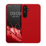 Laptop, Telefoane si Tablete - Telefoane mobile si accesorii - Accesorii Telefoane - Huse telefoane - Husa Kwmobile pentru Samsung Galaxy A55 5G, incarcare wireless, silicon, rosu - Infinity.ro