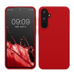 Laptop, Telefoane si Tablete - Telefoane mobile si accesorii - Accesorii Telefoane - Huse telefoane - Husa Kwmobile pentru Samsung Galaxy A55 5G, incarcare wireless, silicon, rosu - Infinity.ro