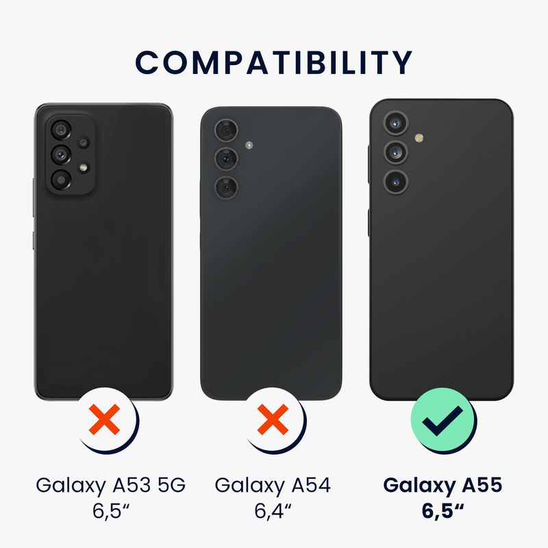 Laptop, Telefoane si Tablete - Telefoane mobile si accesorii - Accesorii Telefoane - Huse telefoane - Husa Kwmobile pentru Samsung Galaxy A55 5G, incarcare wireless, silicon, roz antic - Infinity.ro