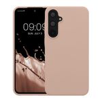 Laptop, Telefoane si Tablete - Telefoane mobile si accesorii - Accesorii Telefoane - Huse telefoane - Husa Kwmobile pentru Samsung Galaxy A55 5G, incarcare wireless, silicon, roz antic - Infinity.ro