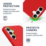 Laptop, Telefoane si Tablete - Telefoane mobile si accesorii - Accesorii Telefoane - Huse telefoane - Husa Kwmobile pentru Samsung Galaxy A55 5G, incarcare wireless, TPU, rosu - Infinity.ro