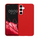 Laptop, Telefoane si Tablete - Telefoane mobile si accesorii - Accesorii Telefoane - Huse telefoane - Husa Kwmobile pentru Samsung Galaxy A55 5G, incarcare wireless, TPU, rosu - Infinity.ro