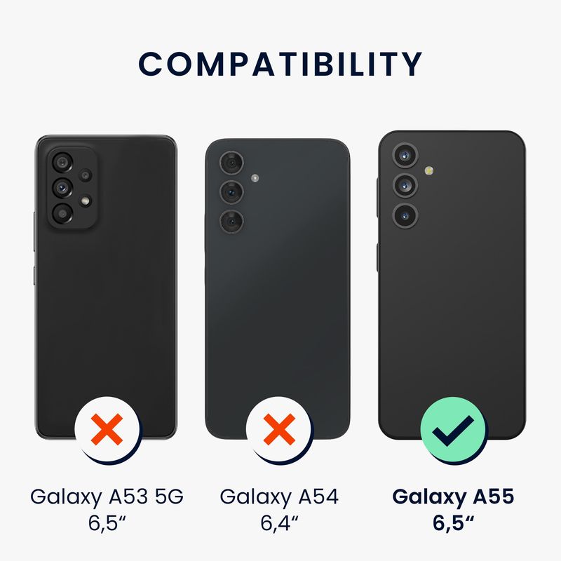 Laptop, Telefoane si Tablete - Telefoane mobile si accesorii - Accesorii Telefoane - Huse telefoane - Husa Kwmobile pentru Samsung Galaxy A55 5G, incarcare wireless, TPU, rosu - Infinity.ro