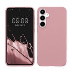 Laptop, Telefoane si Tablete - Telefoane mobile si accesorii - Accesorii Telefoane - Huse telefoane - Husa Kwmobile pentru Samsung Galaxy A55 5G, incarcare wireless, silicon, roz prafuit - Infinity.ro