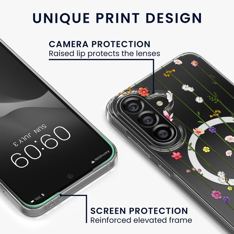 Laptop, Telefoane si Tablete - Telefoane mobile si accesorii - Accesorii Telefoane - Huse telefoane - Husa Kwmobile pentru Samsung Galaxy A56 5G, anti-alunecare, acril, TPU, transparent - Infinity.ro
