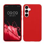 Laptop, Telefoane si Tablete - Telefoane mobile si accesorii - Accesorii Telefoane - Huse telefoane - Husa Kwmobile pentru Samsung Galaxy A55 5G, incarcare wireless, TPU, rosu - Infinity.ro