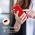 Laptop, Telefoane si Tablete - Telefoane mobile si accesorii - Accesorii Telefoane - Huse telefoane - Husa Kwmobile pentru Samsung Galaxy A55 5G, incarcare wireless, TPU, rosu - Infinity.ro