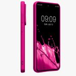 Laptop, Telefoane si Tablete - Telefoane mobile si accesorii - Accesorii Telefoane - Huse telefoane - Husa Kwmobile pentru Samsung Galaxy A56 5G, anti-alunecare, silicon, roz - Infinity.ro