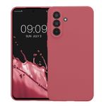 Laptop, Telefoane si Tablete - Telefoane mobile si accesorii - Accesorii Telefoane - Huse telefoane - Husa Kwmobile pentru Samsung Galaxy A56 5G, anti-alunecare, protectie la zgarieturi, silicon, roz - Infinity.ro