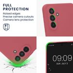 Laptop, Telefoane si Tablete - Telefoane mobile si accesorii - Accesorii Telefoane - Huse telefoane - Husa Kwmobile pentru Samsung Galaxy A56 5G, anti-alunecare, protectie la zgarieturi, silicon, roz - Infinity.ro