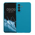 Laptop, Telefoane si Tablete - Telefoane mobile si accesorii - Accesorii Telefoane - Huse telefoane - Husa Kwmobile pentru Samsung Galaxy A56 5G, anti-alunecare, silicon, albastru caraibian - Infinity.ro