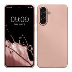 Laptop, Telefoane si Tablete - Telefoane mobile si accesorii - Accesorii Telefoane - Huse telefoane - Husa Kwmobile pentru Samsung Galaxy A56 5G, anti-alunecare, silicon, auriu - Infinity.ro